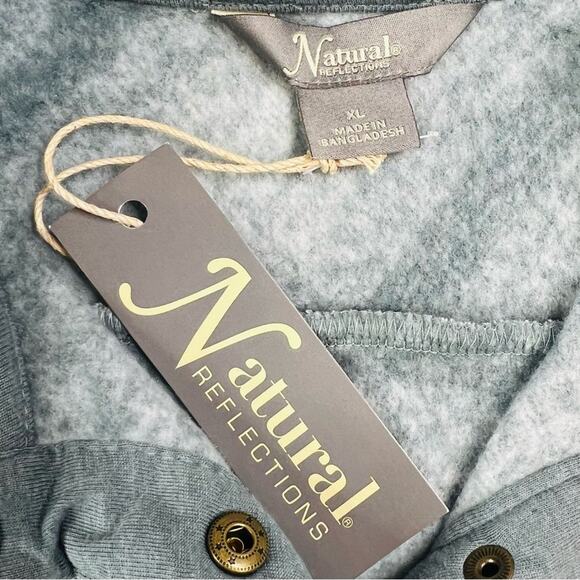 NWT Natural Reflections Bass Pro Cabelas Mens XL Ombré Snap Neck Gorpcore - Picture 9 of 9